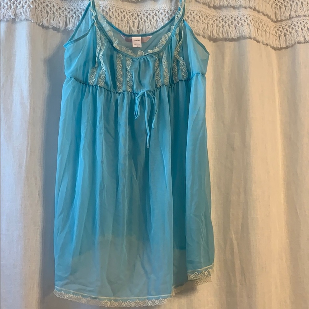 Victoria’s Secret blue baby doll size large